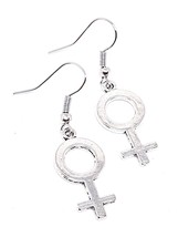 Venus Goddess Charm Earrings Silver Tone Hook Earrings UK Seller Free Postage - £2.91 GBP