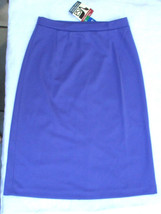 Purple Cape Cod Match Mate Skirt Visa Fabric NEW with Tags Vintage Size 10 - £14.94 GBP