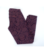 Banana Republic L’Wren Scott Purple Stretch Brocade Skinny Jeans Size 27... - £17.15 GBP