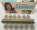 Sylvania M3 Clear Blue Dot Flashbulbs 12 Unused FlashBulbs New Old Stock... - $9.50
