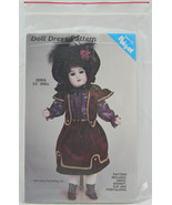 Poissot~Doll Dress Pattern Dora 22&quot; Doll Includes Dress, Bonnet, more - ... - £6.09 GBP