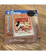 DISNEY Mickey Mouse Puzzle Vintage Posters Mickey&#39;s Nightmare Buffalo Ga... - £10.61 GBP