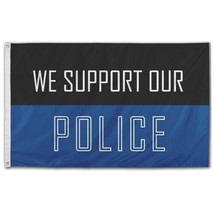 Support our Police Flag Made in USA by Valley Forge 3x5ft 3 x 5&#39; #35police - £34.66 GBP