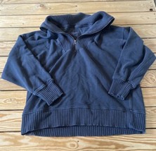 Aerie Women’s 1/2 Zip Pullover Sweatshirt Size S Grey AG  - £14.11 GBP