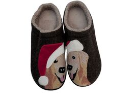 LL BEAN Women&#39;s Daybreak Scuffs Dog Holiday Motif Good Condition  - €23,36 EUR