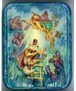 "The Magic Cat" by Mochalova, with Fairies, Butterflies and Flowers of F... - $1,302.84