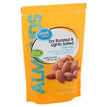 Great Value Dry Roasted & Lightly Salted Almonds -14 Oz. (1 Pack) - $19.99