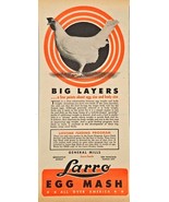 WWII-1944 Vintage Print Ad-GENERAL MILLS-Big Layers-Larro Egg Mash-Ameri... - $19.42 CAD
