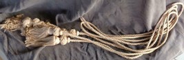 Vintage Gently Used Set of Two Long Tasseled Curtain Tie-Backs - VGC - PRETTY - £23.73 GBP