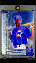 1999 Topps Finest with Coating #285 Corey Patterson Rookie Card Chicago Cubs RC - £2.00 GBP
