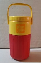 Vintage Coleman 5590 Half Gallon Water Jug Cooler Slim Jim Branded #44 Race Car - £18.40 GBP