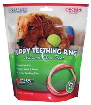 N-BONE Puppy Teething Ring 3pk - £22.16 GBP