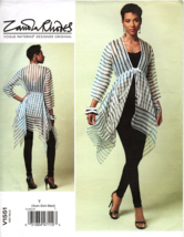 Vogue V1551 Misses XS to M Zandra Rhodes Cover-up UNCUT Sewing Pattern - £18.34 GBP
