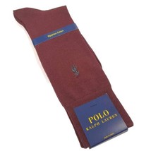 Polo Ralph Lauren Men&#39;s Egyptian Cotton Dress Socks Wine Size 10-13 - £12.65 GBP