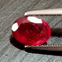 Unheated, Vivid Red Spinel, Myanmar Spinel, 0.78 Cts., Myanmar Red Spinel, Old B - £183.81 GBP