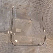 6 Rubbermaid Commercial 1/2 Sz Clear Food Containers Rectangle 13x10.5x8... - $32.68