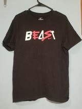 The Nike Tee Black “Beast” Men&#39;s M Medium Graphic Print Red &amp; White T-Shirt - $5.78