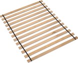 Wooden Bunkie Board Roll Slat With Nylon Cord, Queen, Beige, Signature D... - £91.22 GBP