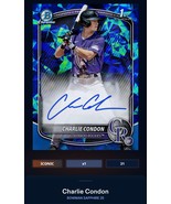 Topps Bunt DIGITAL Bowman Sapphire Charlie Condon Gold Prospect Signatur... - $20.20 CAD