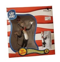 2003 Kurt Adler Dr Suess Cat In The Hat 2 Piece Holiday Ornament Set - £10.83 GBP