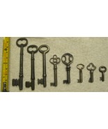 8 Authentic Vintage Skeleton Keys - £19.75 GBP