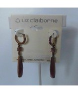 Liz Claiborne Copper-tone Pinkish/Purple Dangle Earrings - $21.96 CAD