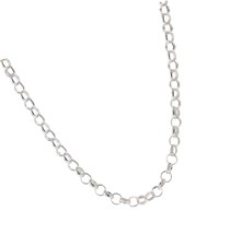 925 Sterling Silver Nickel- 3.2MM Rolo Round Cable Link - or - $92.78