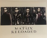 Matrix Reloaded 8x10 Photo Picture Keanu Reeves Carrie Anne Moss - £4.65 GBP