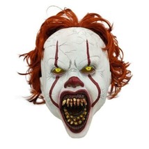 LED Halloween Mask Joker Pennywise Stephen King IT Chapter Cosplay Horror Props - £18.78 GBP