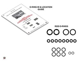 Hydraulic Cylinder Repair Seals for Mercedes SL500 SL320 500SL Convertible Top R - £10.81 GBP