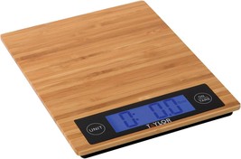 Bamboo 11-Lb Digital Kitchen Scale 382821 By Taylor Precision Products. - £35.90 GBP