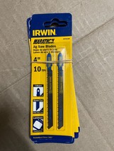 Irwin Tools T-Shank Down Cut 4&quot; Jig Saw Blades Pack of 4 - £12.37 GBP