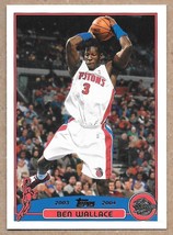 2003-04 Topps #30 Ben Wallace Detroit Pistons - £1.48 GBP