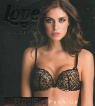 Reggiseno push up in pizzo imbottito con ferretto coppa B Love and Bra Elodie - £6.74 GBP