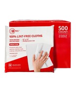 Mwipes Lint Free Cloth - 12&quot; x 12&quot; 500 Pack, Highly Absorbent Disposable - $2,223.94 MXN