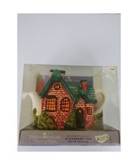 THOMAS KINKADE 2005 Red Brick Cottage Teapot Removable Chimney - $184.50 MXN