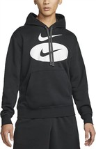 Nike men&#39;s sportswear swoosh league pullover hoodie in Black/White - size 2XL - £51.04 GBP