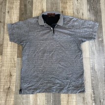 Elandale Women&#39;s Polo Shirt size L,  Gray vintage women playing golf print - $14.88