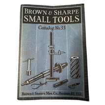 Brown &amp; Sharpe 1938 Small Tools Catalog #33 Mechanic Tools Reference SC Vintage - £34.21 GBP