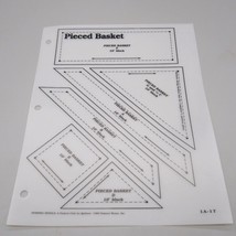 Vintage Oxmoor House Quilting Stencil, Pieced Basket, 1989 Spinning Spools - $18.39