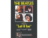 1970 The Beatles Let It Be Movie Poster 11X17 Paul McCartney John Lennon  - £9.11 GBP