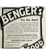 1906 Benger&#39;s Food For the Aged Advertisement Ephemera 4.75 x 4.5&quot; - $367.96 MXN