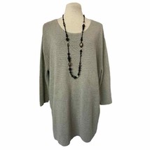 Wilfred 3/4 Sleeve Gray Sweater Size L - £27.29 GBP