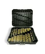 Titanium HSS Twist Drill Bit Kit Set for Metal and Wood, Plastic, 230PCs w/ Case - £36.49 GBP