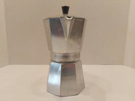 Vtg ABC Crusinallo Marimba Stove Top Espresso Coffee Maker Aluminum 7 Inch - £23.20 GBP