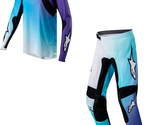 New 2024 Alpinestars Sella Fluid White Turquoise Dirt Bike Womens MX Gear - $146.90