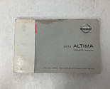 2012 Nissan Altima Owners Manual OEM F04B32007 - £21.40 GBP