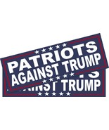 Anti Trump Bumper Sticker or Magnet Set Patriots Against Trump MAGA Anti... - $243.42 MXN+