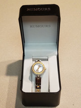 Rumours Ladies Silver And Goldtone Bracelet Link Watch #18547 (NEW) - £23.23 GBP