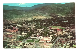 New Mexico State Capital Aerial View Santa Fe NM Curt Teich Postcard c1960s - $4.99